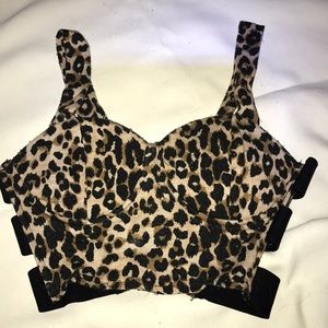 cheetah crop top